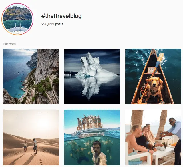 Instagram Hashtags for Travel Bloggers
