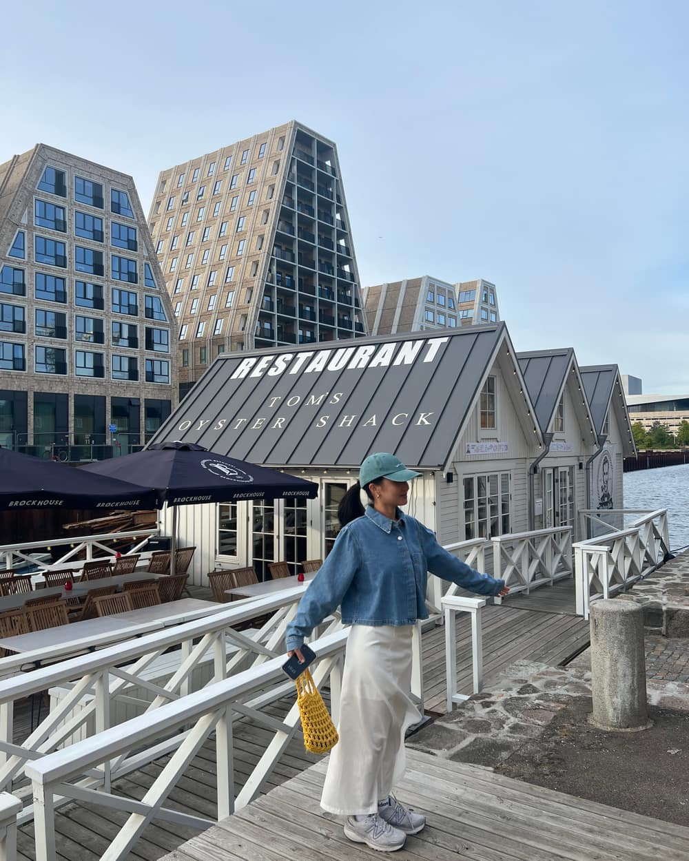 A waterfront restaurant on the harbour in Copenhagen