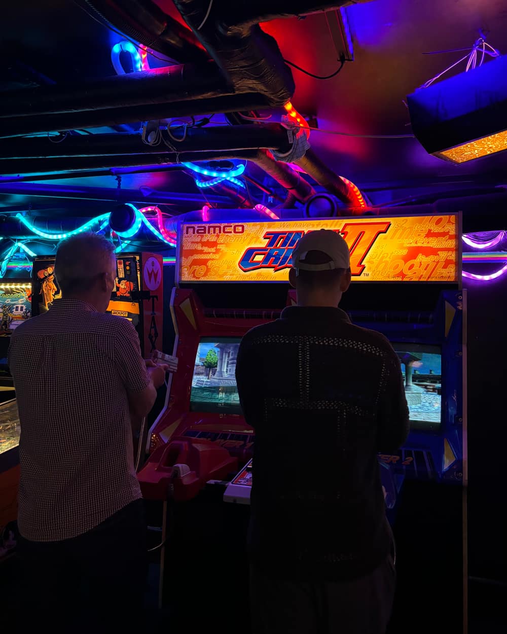 Arcade machines at a bar in Nørrebro, Copenhagen