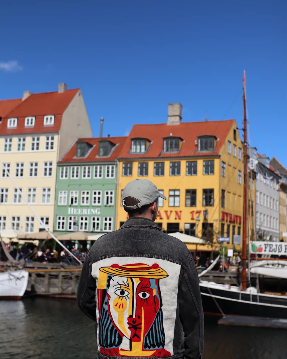 Walking along the waterfront at Nyhavn, Copenhagen
