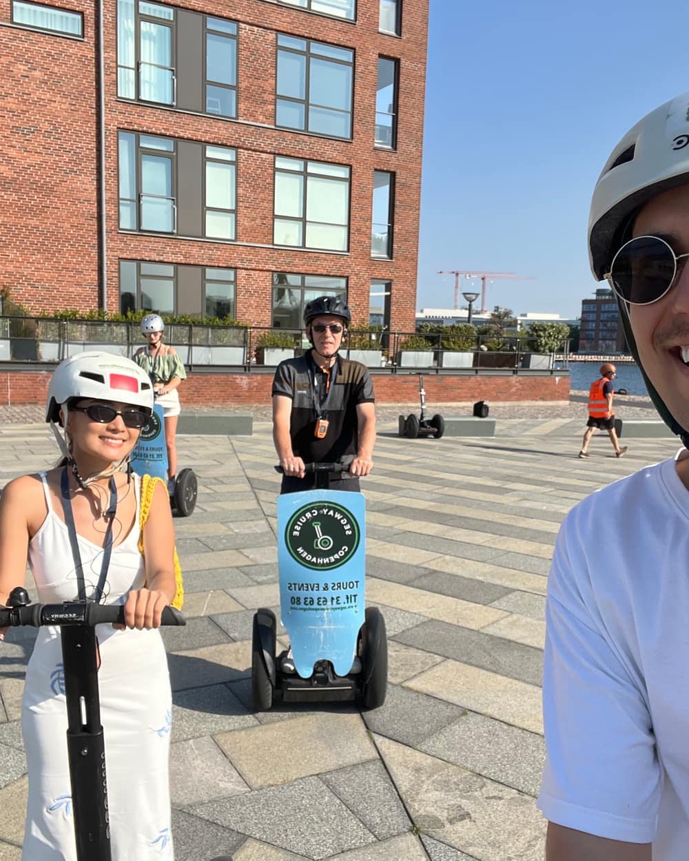 On a Segway tour in Copenhagen