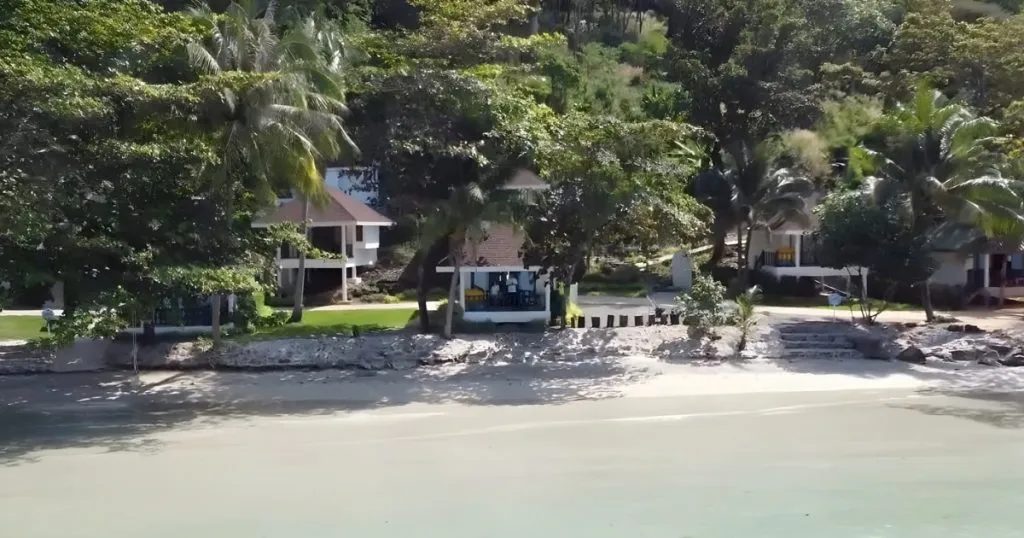 Koh Chang Kai Bei Beach Drone Shot